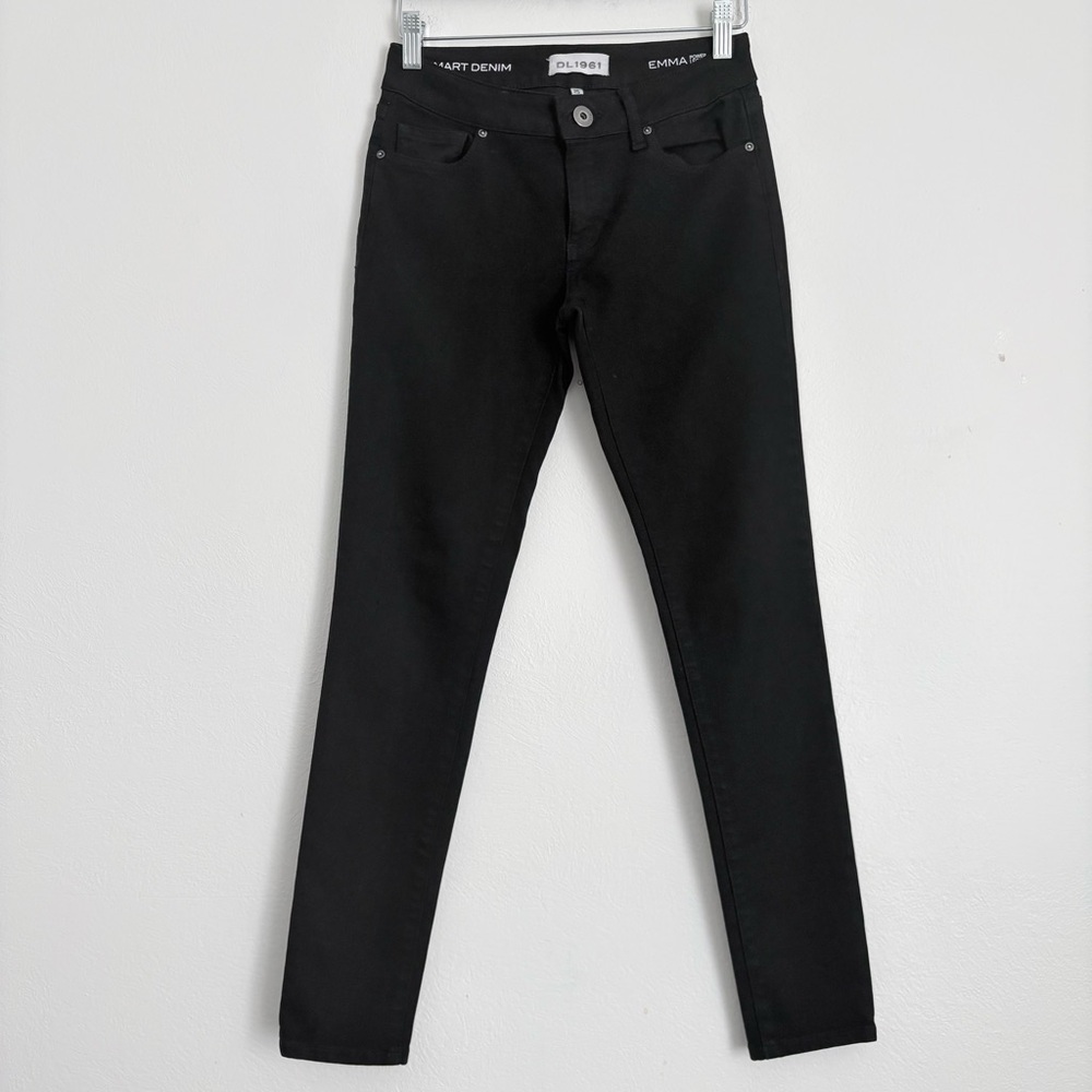 DL1961 EMMA Black Smart Denim 360 Power Designer Premium Leggings Riker 25x28x8